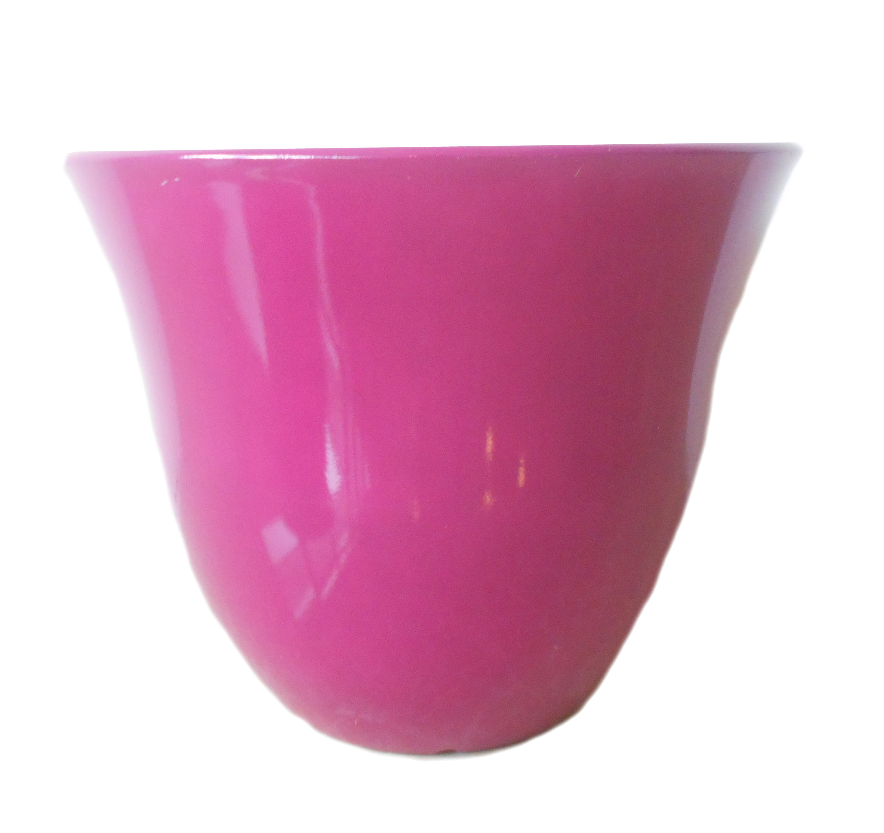 13” x 10.5” Baby Bell Planter Pink Gloss (12/case) - Decorative Planters